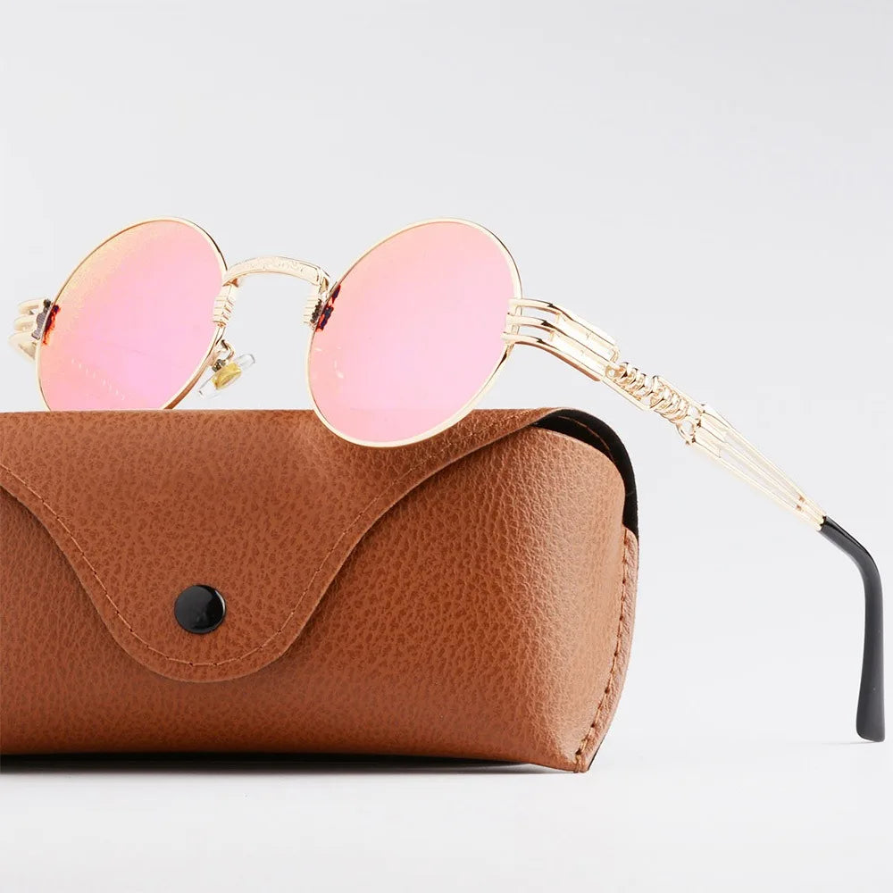 Metal Frame Retro Sunglasses
