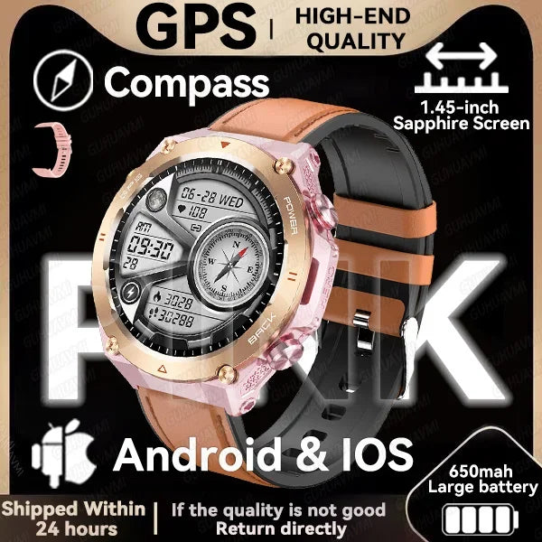 GPS Smartwatch With 100 Sports Modes
