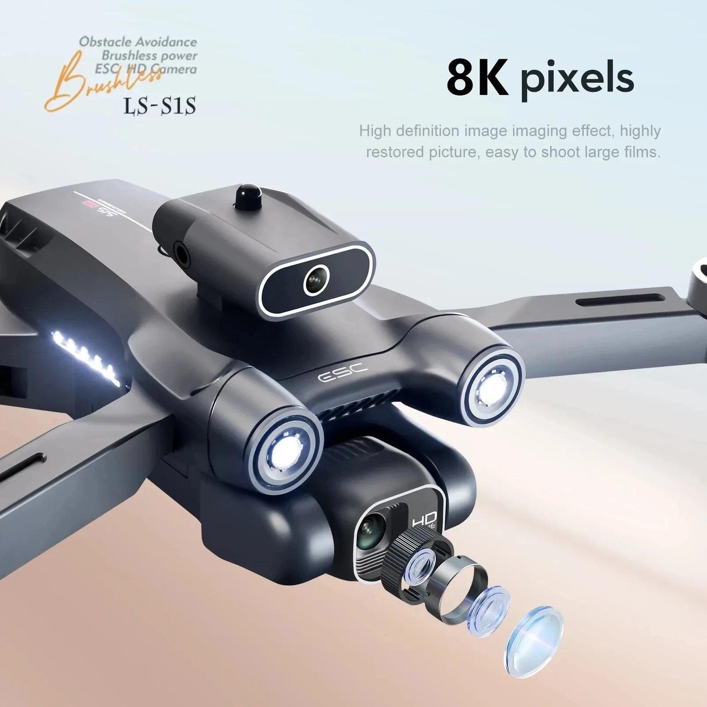S1S Mini 8K Camera Drone with Dual Camera