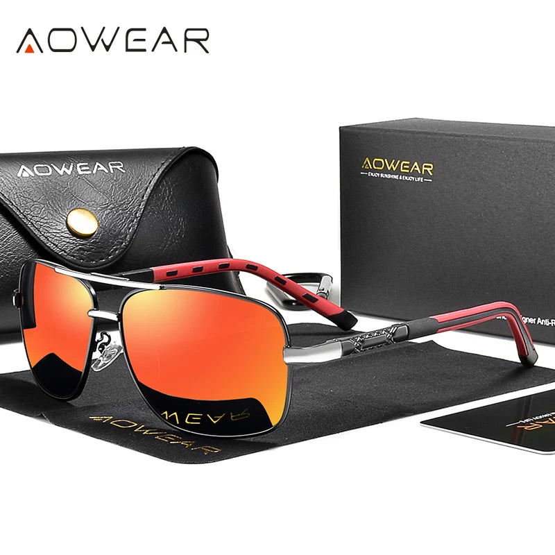 Retro Rectangle Driving Sunglasses