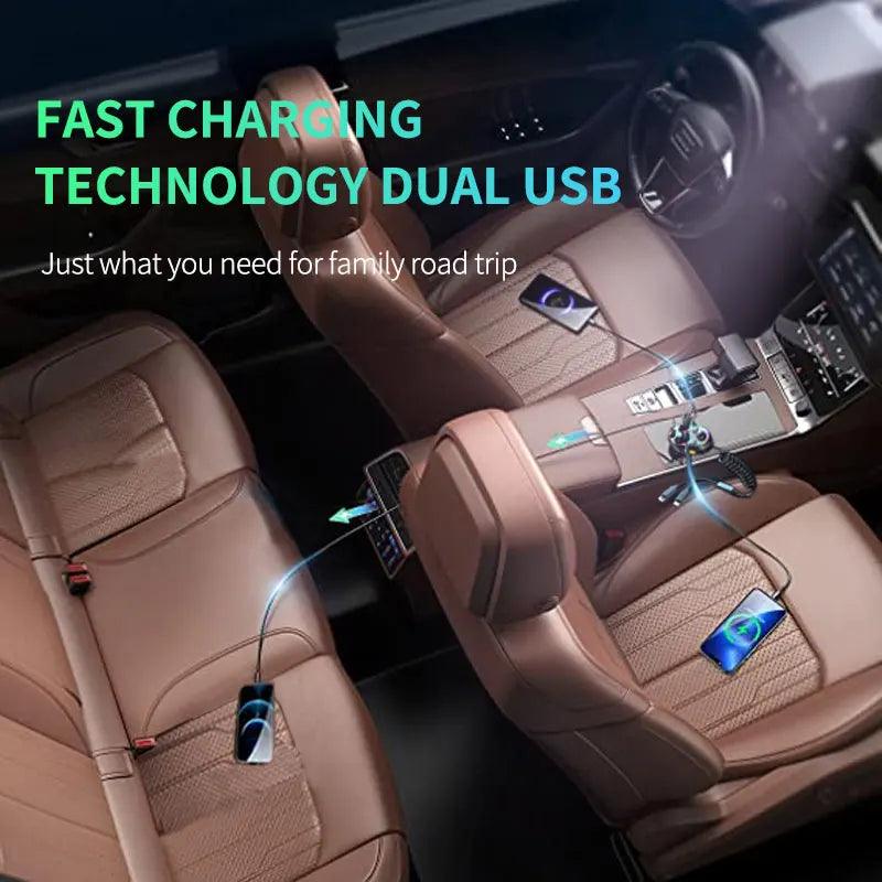 Bluetooth 5.0 FM Transmitter – Wireless Car MP3 Player with Fast Charge