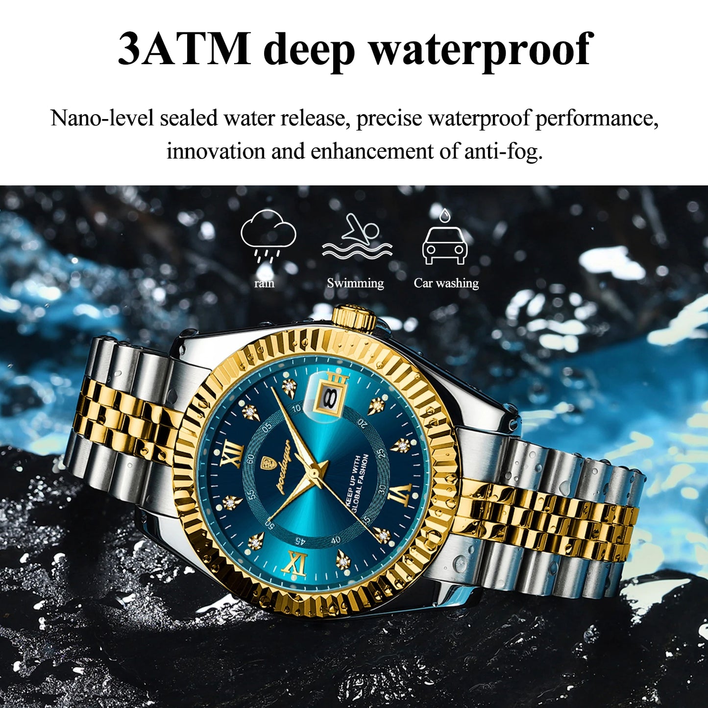 Luxury Wrist Watch Waterproof