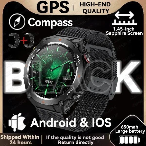 GPS Smartwatch With 100 Sports Modes