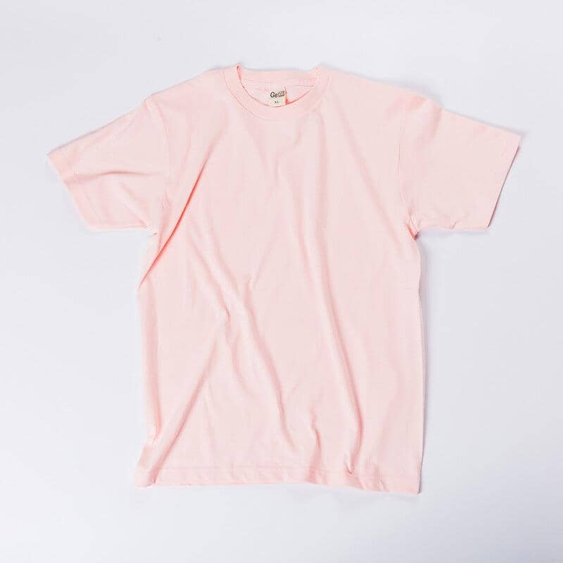 Solid Color Cotton T-Shirts Men's And Women's Short-sleeved T-shirts Icandoit1 Pink 2XL