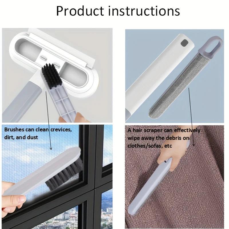 Multifunctional Window Cleaner and Pet Hair Remover