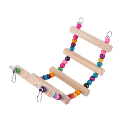 Bird Toys Set – Swing, Bell, and Perch for Parrots