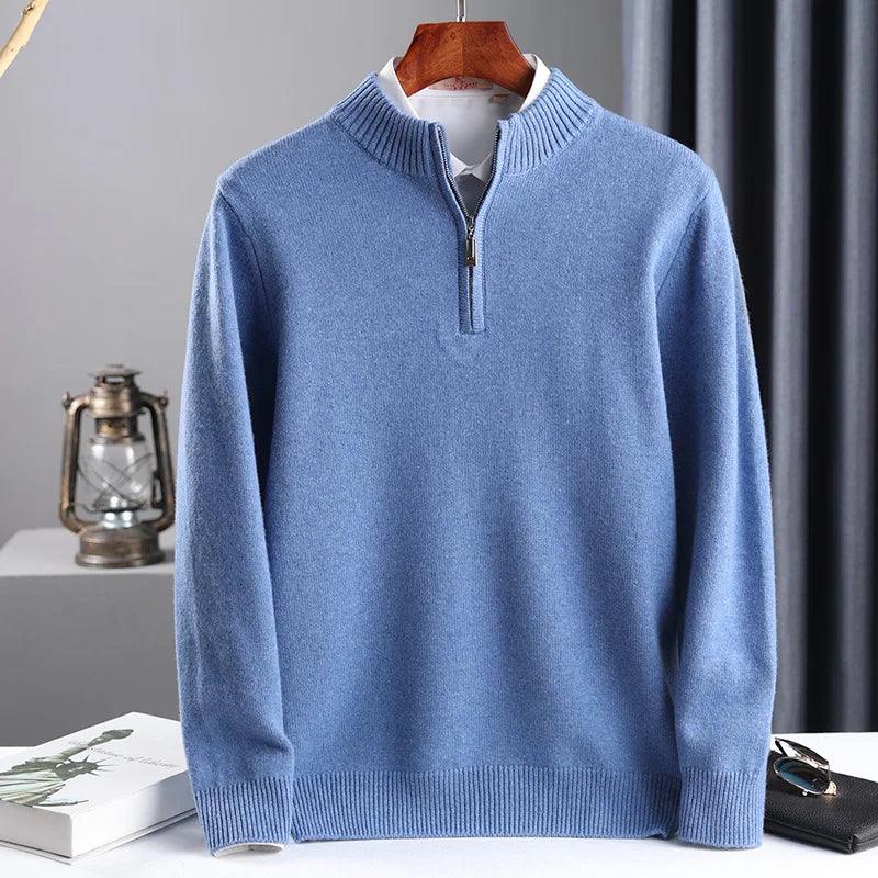 Men's Cashmere Half Neck Sweater