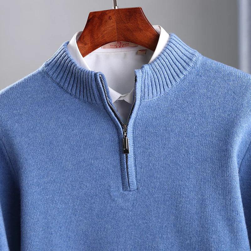 Men's Cashmere Half Neck Sweater