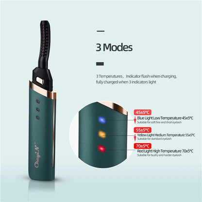USB Electric Heated Eyelash Curler Kit