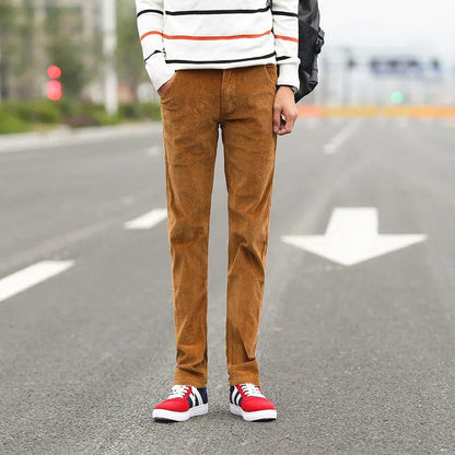 Men's Corduroy Business Casual Trousers