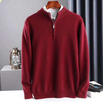 Men's Cashmere Half Neck Sweater