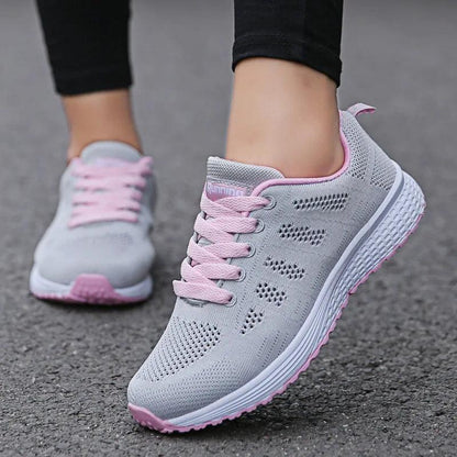 Women's Breathable Mesh Flat Sneakers