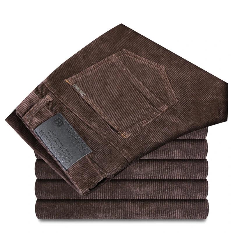 Men's Corduroy Business Casual Trousers