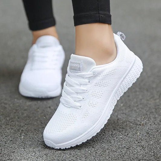 Women's Breathable Mesh Flat Sneakers