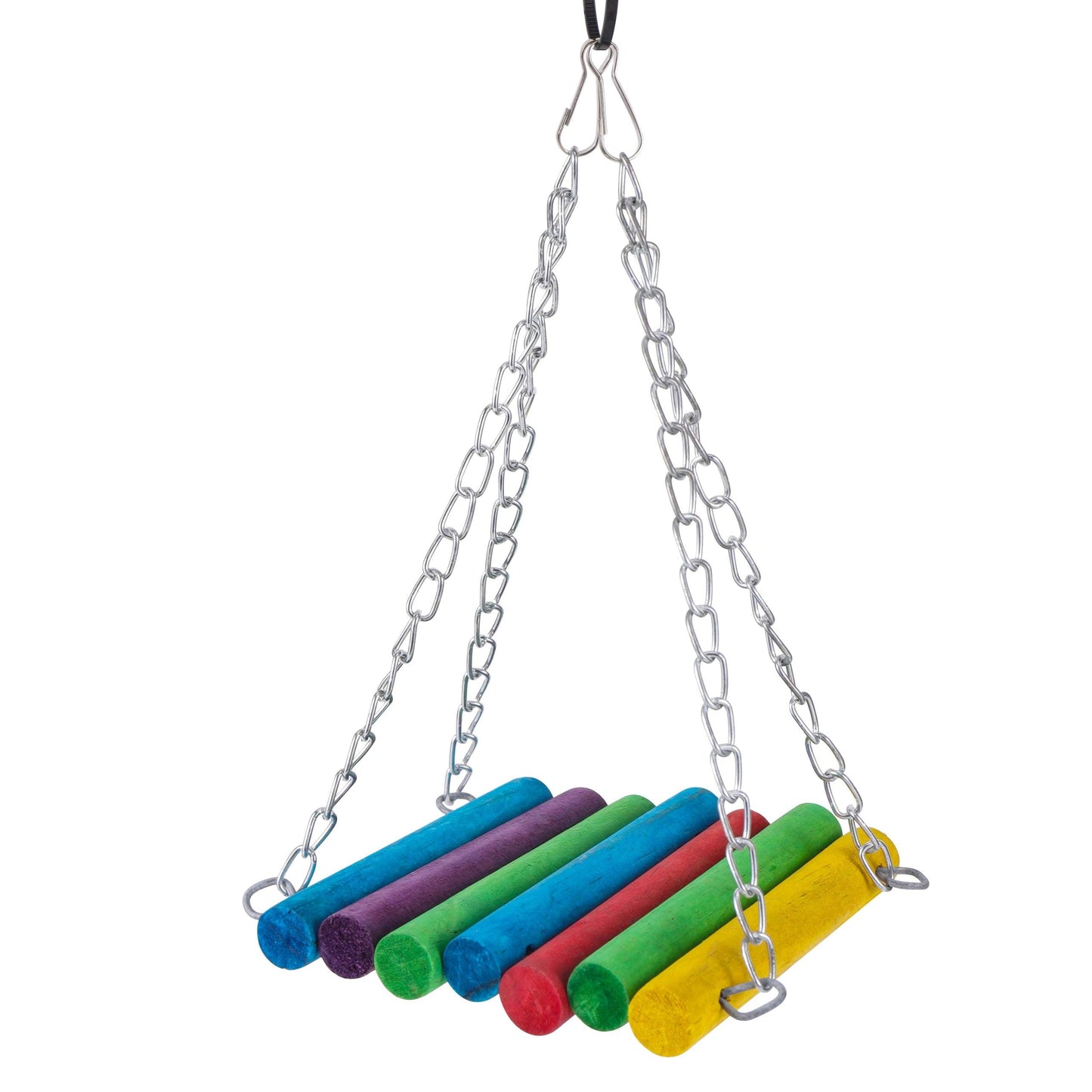 Bird Toys Set – Swing, Bell, and Perch for Parrots