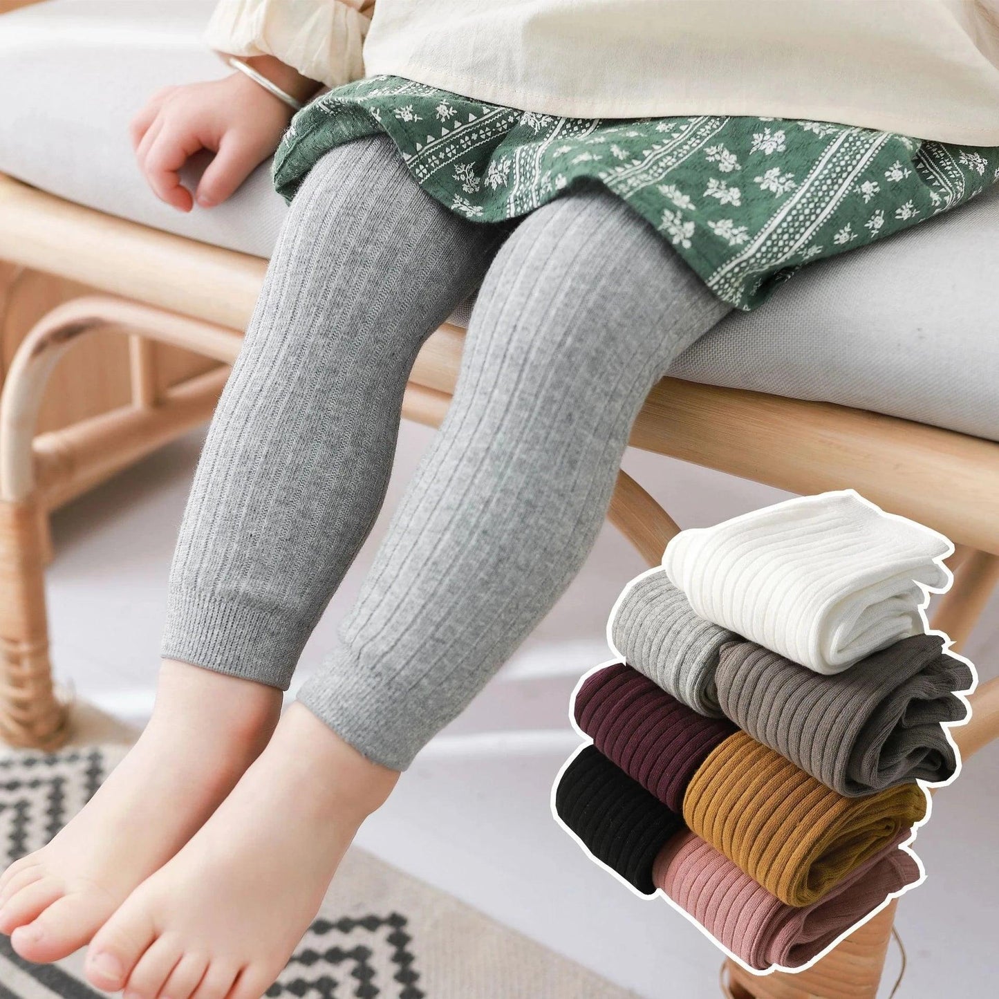 Cotton Stretch Baby Leggings