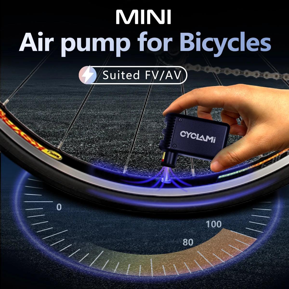 Portable Mini Electric Air Pump for Bicycles