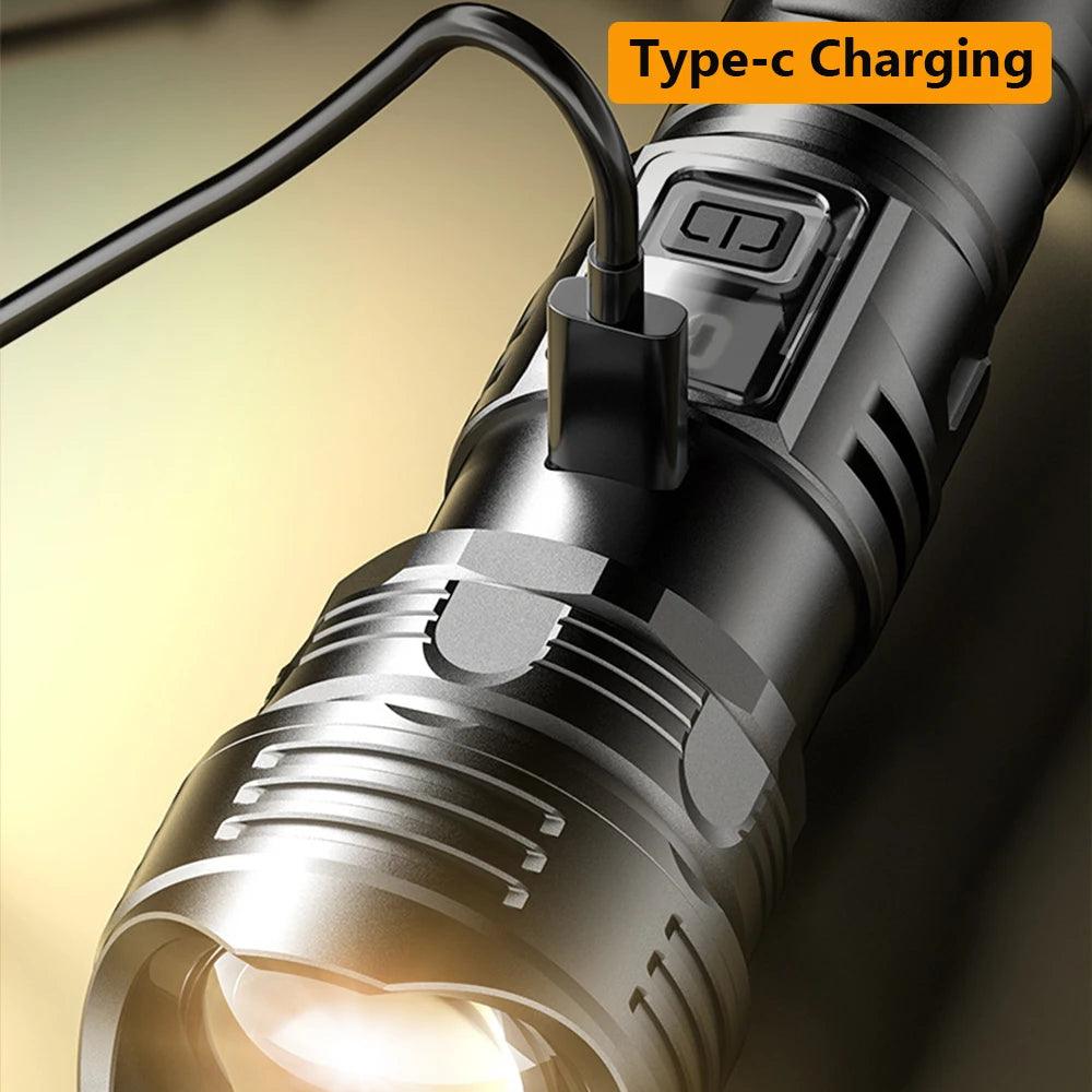 High Power Laser LED Flashlight