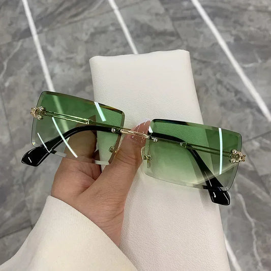 Fashion Rimless Sunglasses