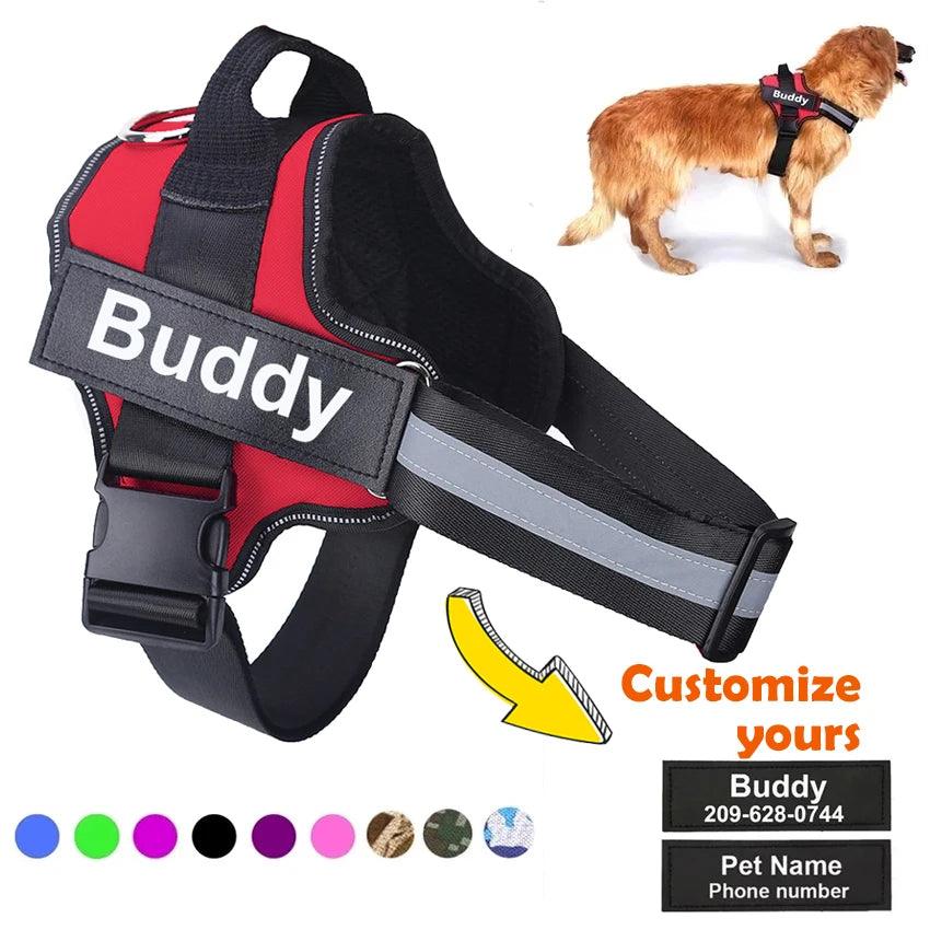 Personalized Dog Harness Reflective Vest