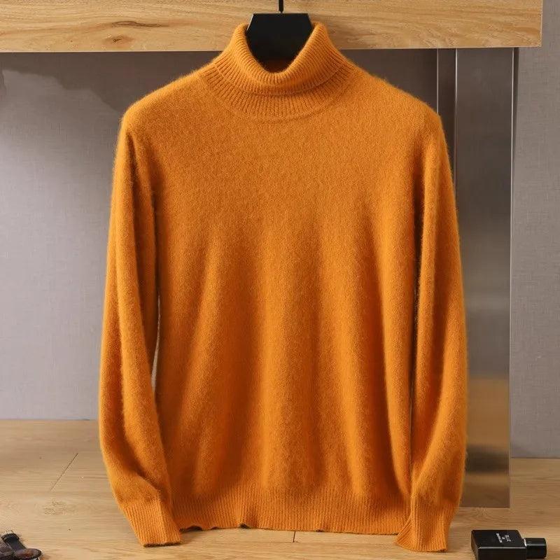 Men's 100% Pure Mink Velvet Cashmere Sweater