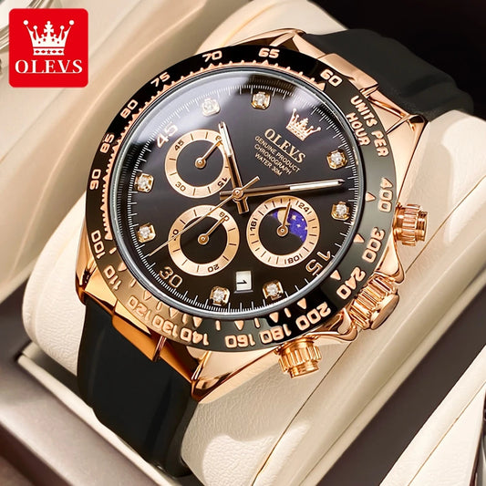 Luxury Watch With Multi functional Waterproof