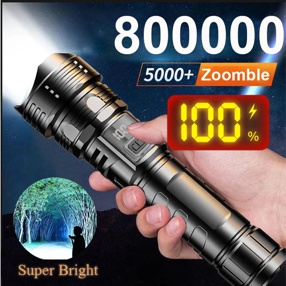 High Power Laser LED Flashlight