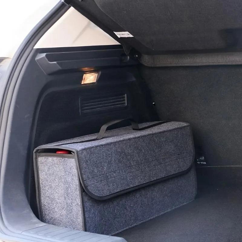 Anti-Slip Boot Organizer – Soft Felt Storage Bag for Car Accessories