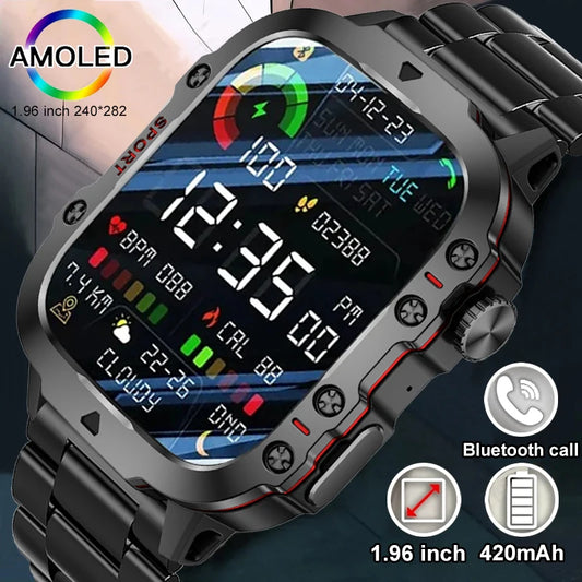 New Rugged Military Fitness Smart Watch