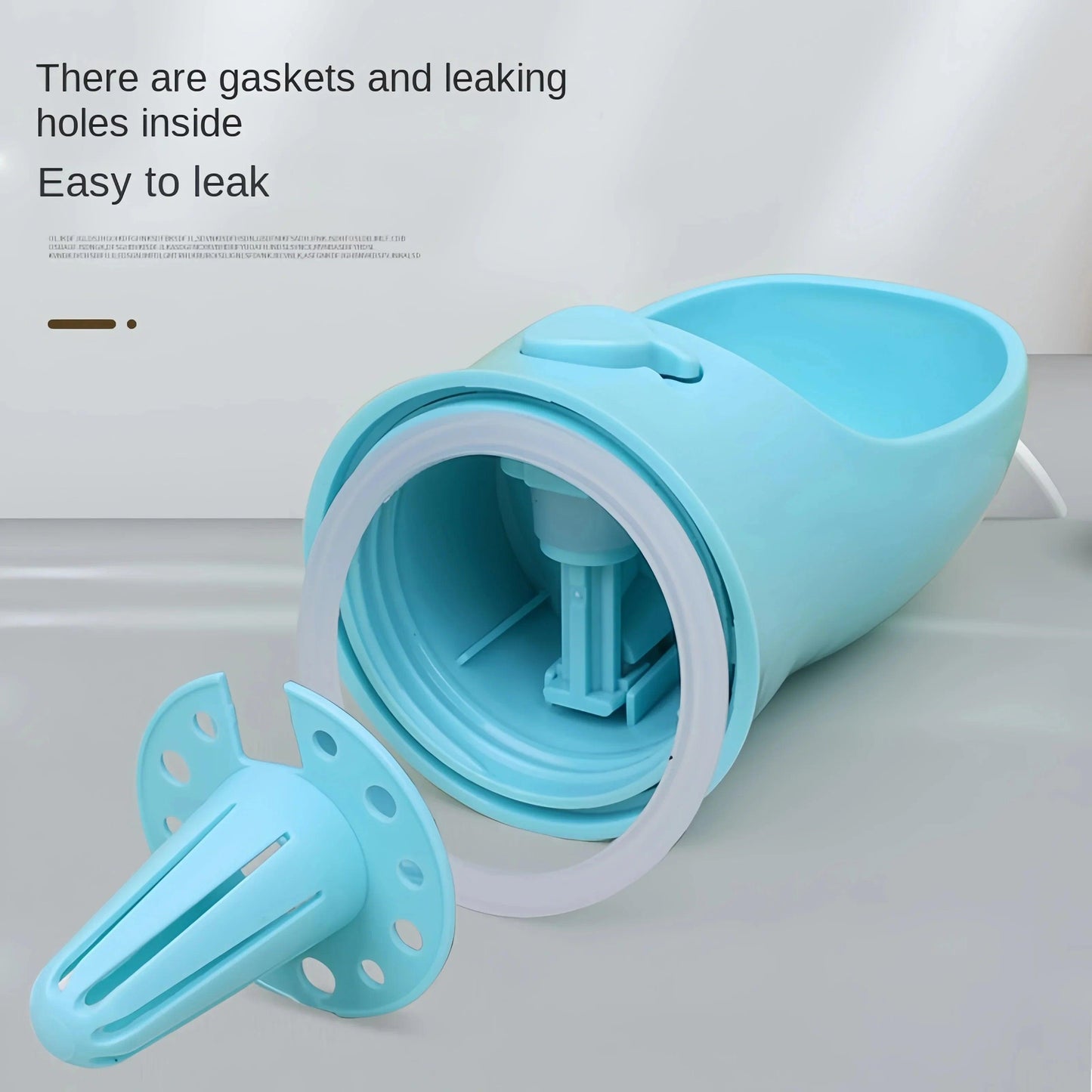 Portable Pet Water Bottle with Food Container