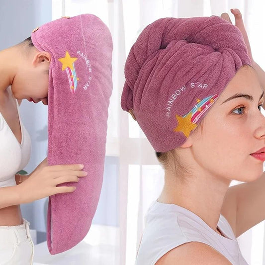 Quick Dry Hair Hat Super Absorbent Towel