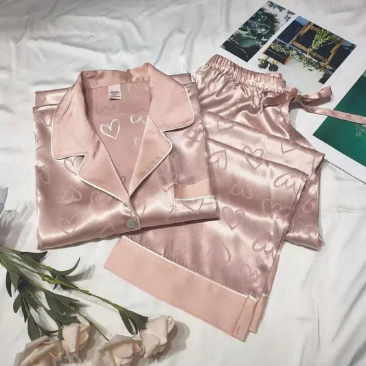 Women's Long Sleeve Pajama Set for Autumn and Winter