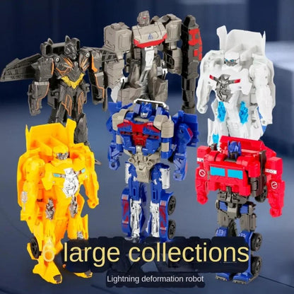 Transformation Toy Robot One Step Deformation Car Action Figure Model Dinosaur Toys for Boys