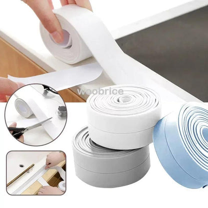Waterproof PVC Sealing Tape – Self-Adhesive Mold-Proof Caulk for Bathroom & Kitchen