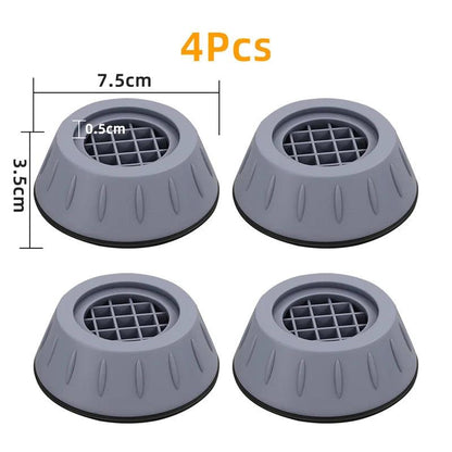 4Pcs Anti-Vibration Feet Pads – Waterproof Skid Raiser Mat for Appliances