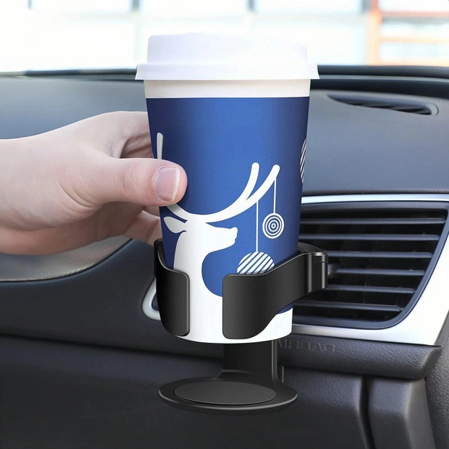 Car Air Vent Drink Holder – Multifunctional Cup & Ashtray Stand