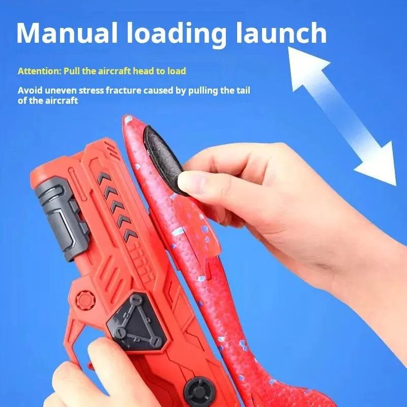 Foam Ejection Aircraft Toy for Kids