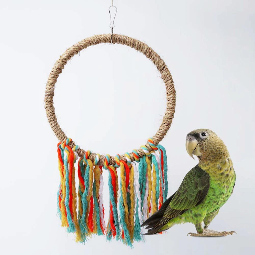 Pet Bird Parrot Chewing Rope Toy