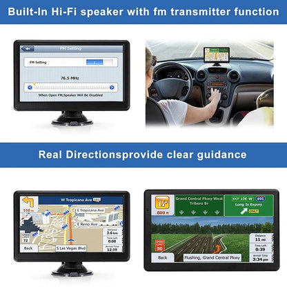 7-Inch HD Car GPS Navigator – USB, TF, Voice Reminder, Global Maps