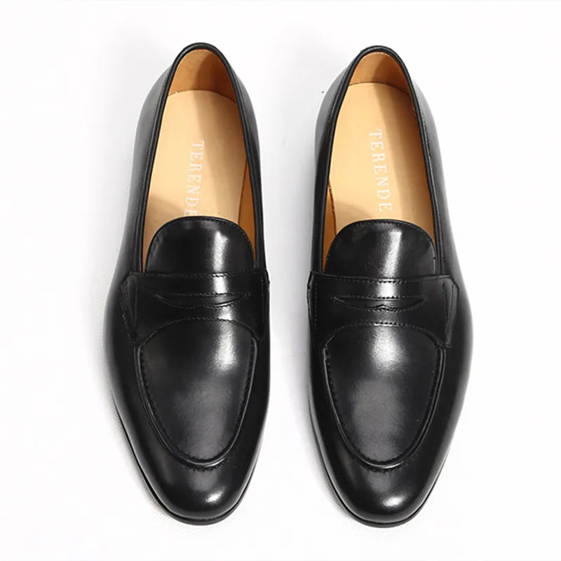 Italian Suede Leather Men's Loafers