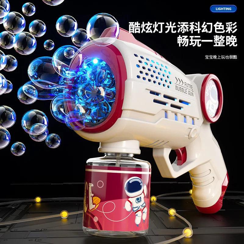 Automatic Bubble Gun Toy – Astronaut Design for Kids