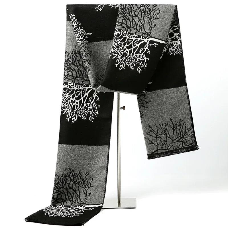 Men's Horse Pattern Cashmere Scarf