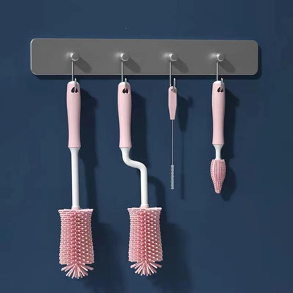 Silicone Bottle Cleaning Brush Set