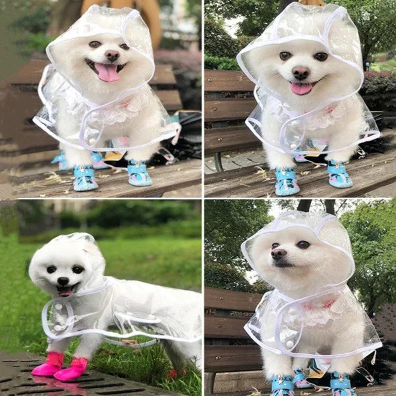 Waterproof Clear Pet Raincoat for Dogs