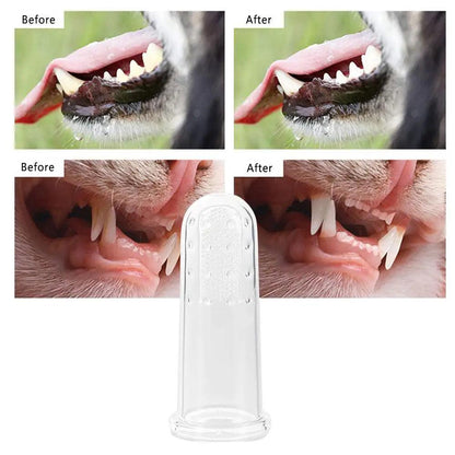 Pet Finger Toothbrush for Dogs and Cats