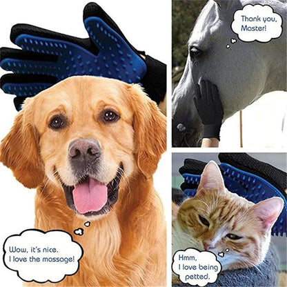 Silicone Pet Grooming Glove for Dogs and Cats