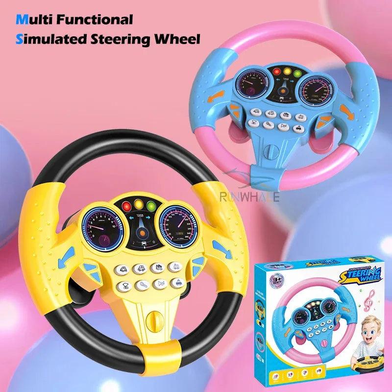 Electric Steering Wheel Toy for Kids