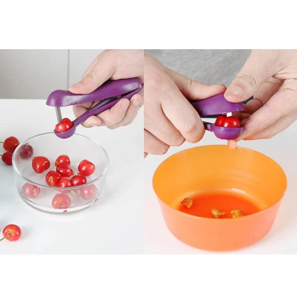 Easy Cherry Corer and Fruit Seed Remover Tool