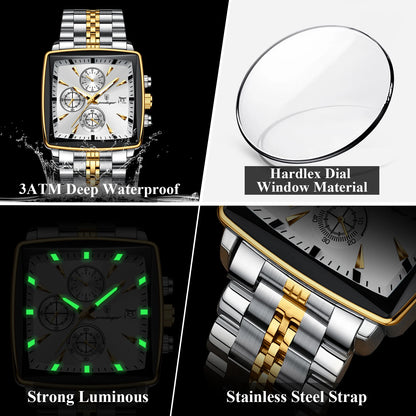 Luxury Square Sport  Watch
