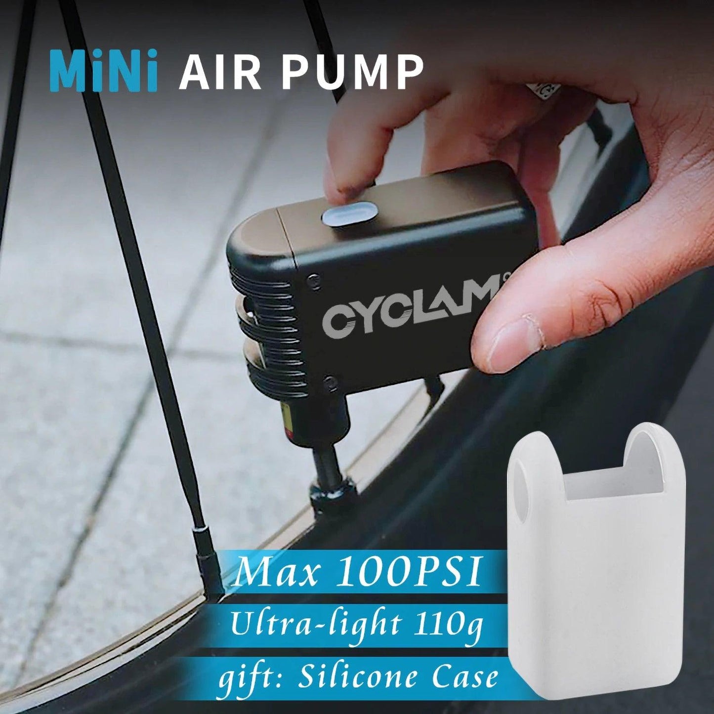 Portable Mini Electric Air Pump for Bicycles